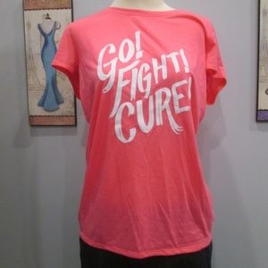 Under Armour Pink Small Tee Breast Cancer